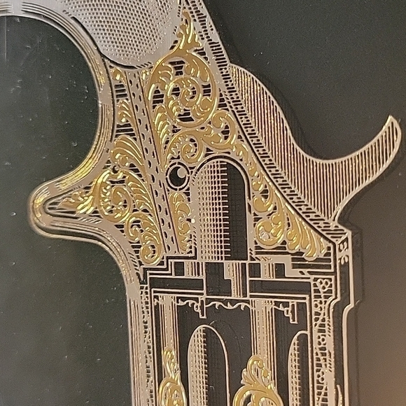 Franklin Mint 1981 Remington No. 1 Smoot Pistols – 24k Gold & Sterling Silver - Picture 4 of 5